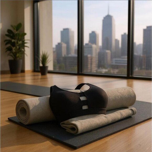 Forever 21 ✦ Black Cutout Sports Bra ✦  Open Racerback Stretch Activewear XS - Picture 4 of 11